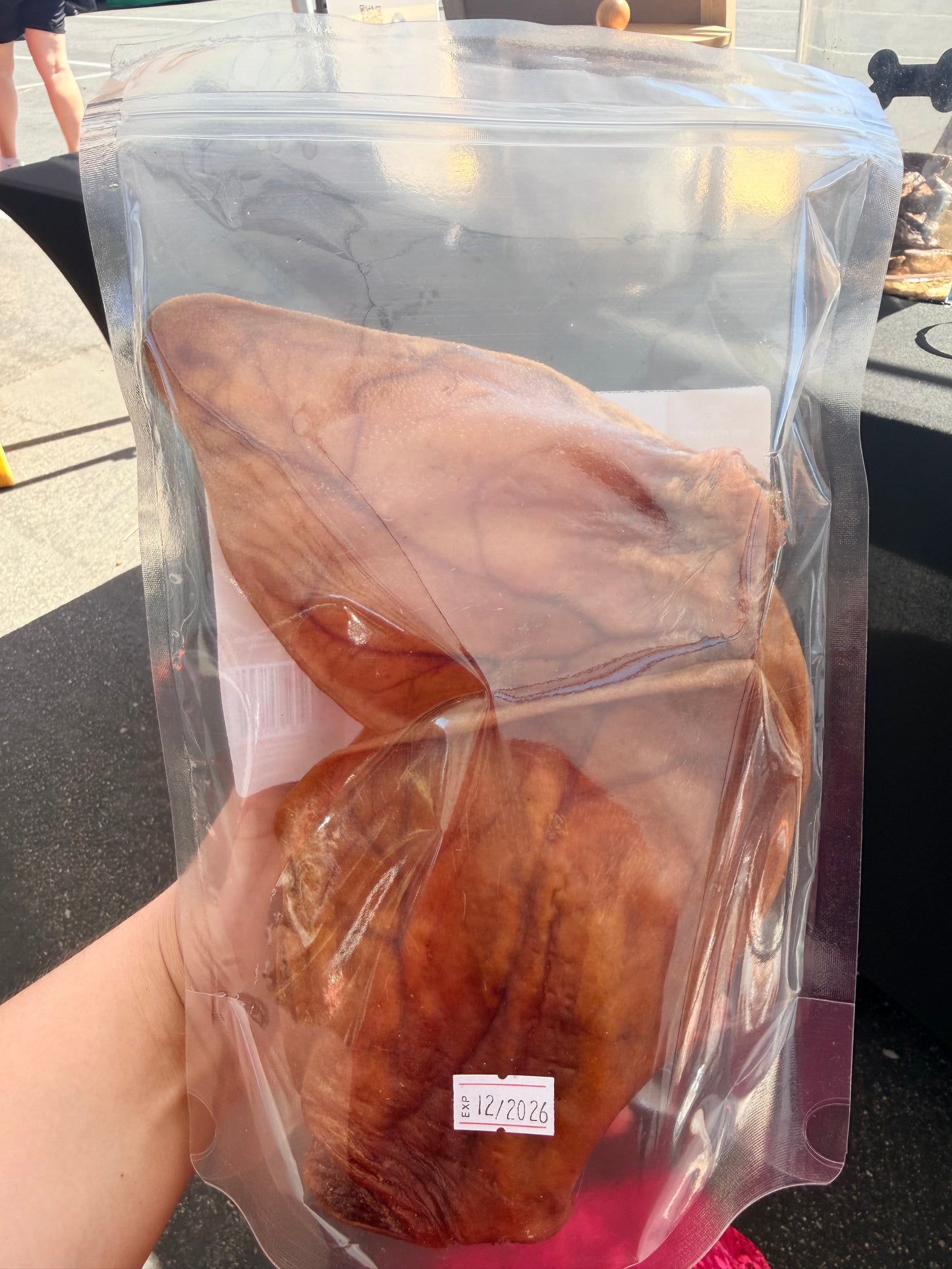 Natural Pets Life Air-Dried Pig Ears for Dogs | Single Ingredient Natural Dog Chews | 3 Count