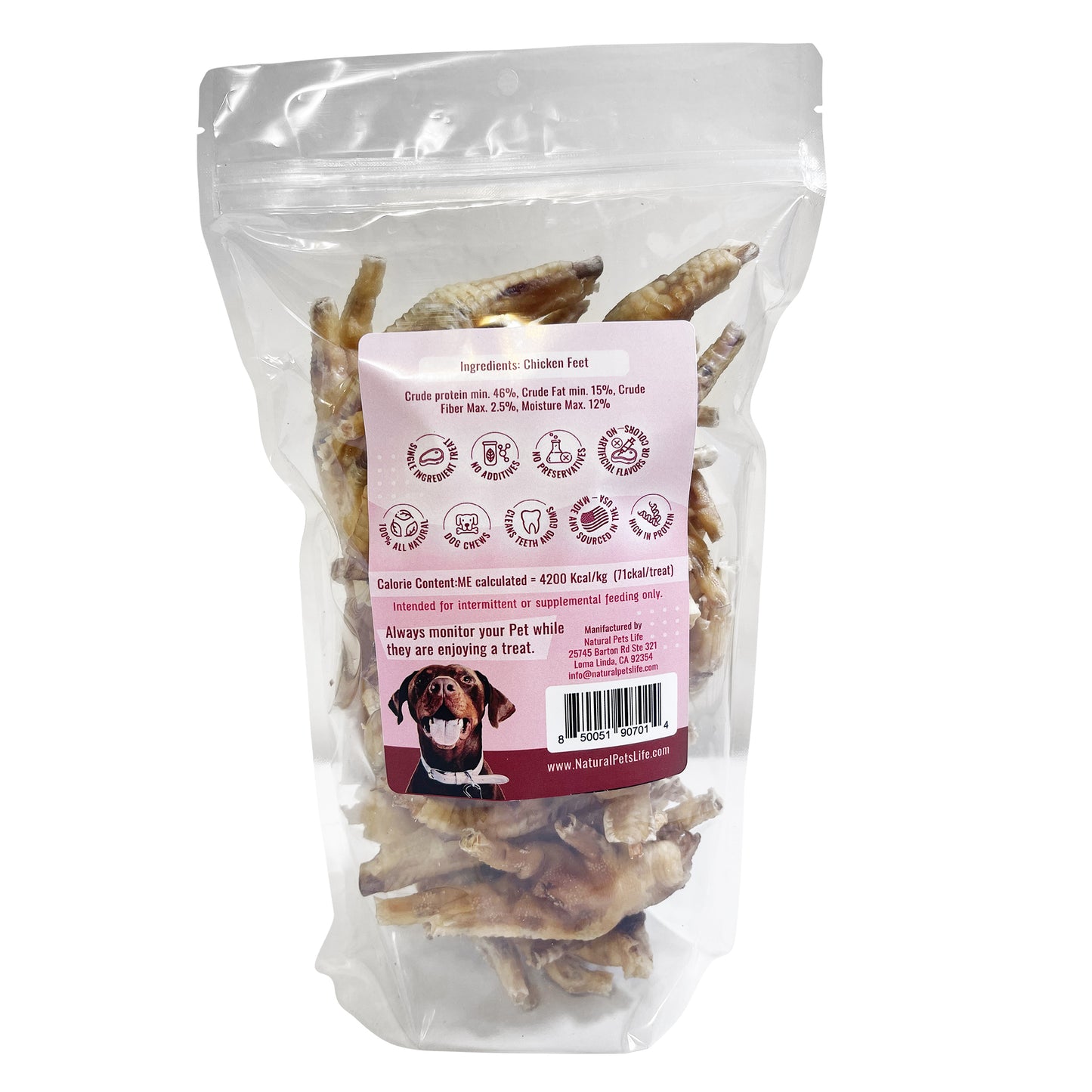 Chicken Feet - Single Ingredient Treat - Made in USA